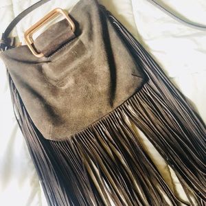 Zara Fringe used bag